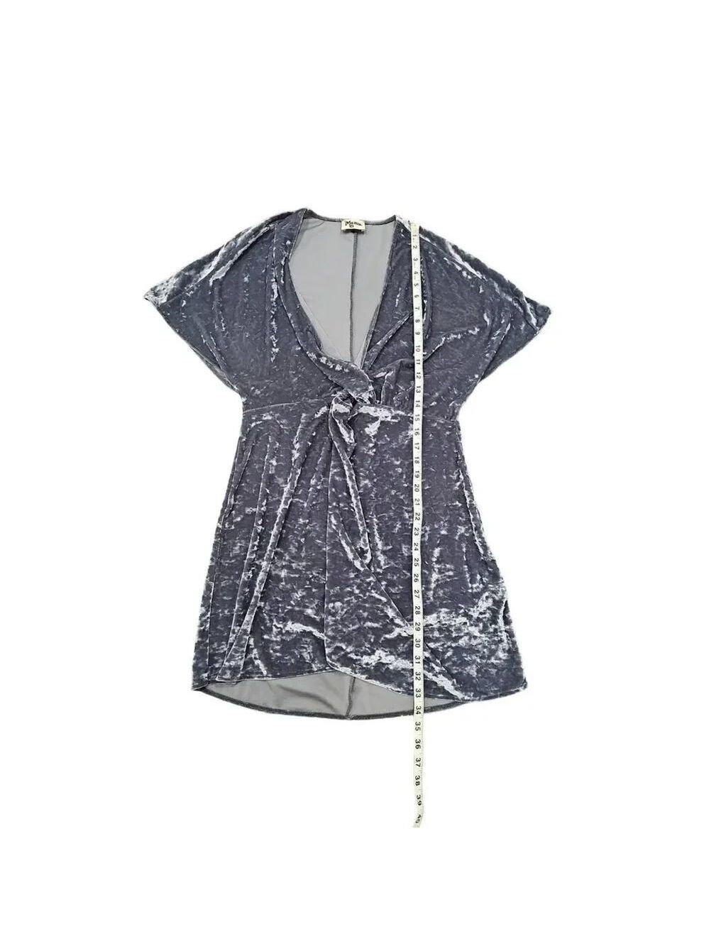 NWOT Show Me Your MuMu Crushed Velvet Mini Dress - Picture 8 of 9